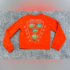 Vintage early 2000s TMNT Teenage Mutant Ninja Turtle Crewneck Kids sweatshirt 4T
